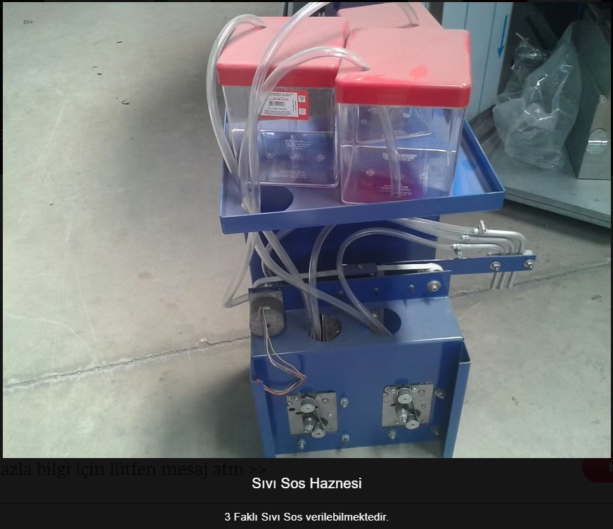 Otomatik Pizza Yapım ve Satış Makinesi