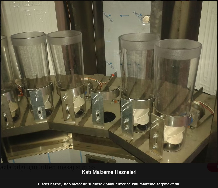 Otomatik Pizza Yapım ve Satış Makinesi